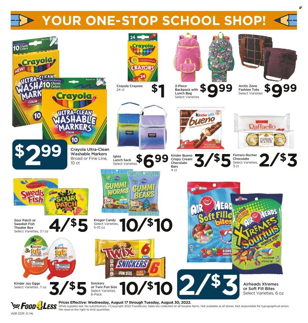 Food 4 Less (CA) Weekly Ad Flyer Specials August 24 to August 30, 2022