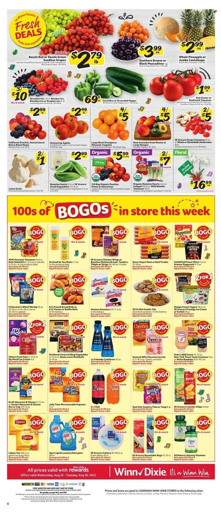 Winn Dixie (AL, FL, GA, LA) Weekly Ad Flyer Specials August 24 to August 30, 2022