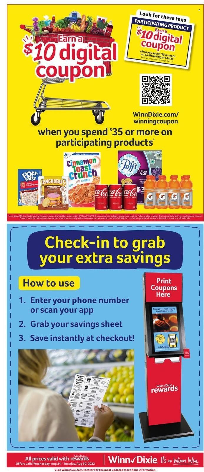 Winn Dixie (AL, FL, GA, LA) Weekly Ad Flyer Specials August 24 to August 30, 2022