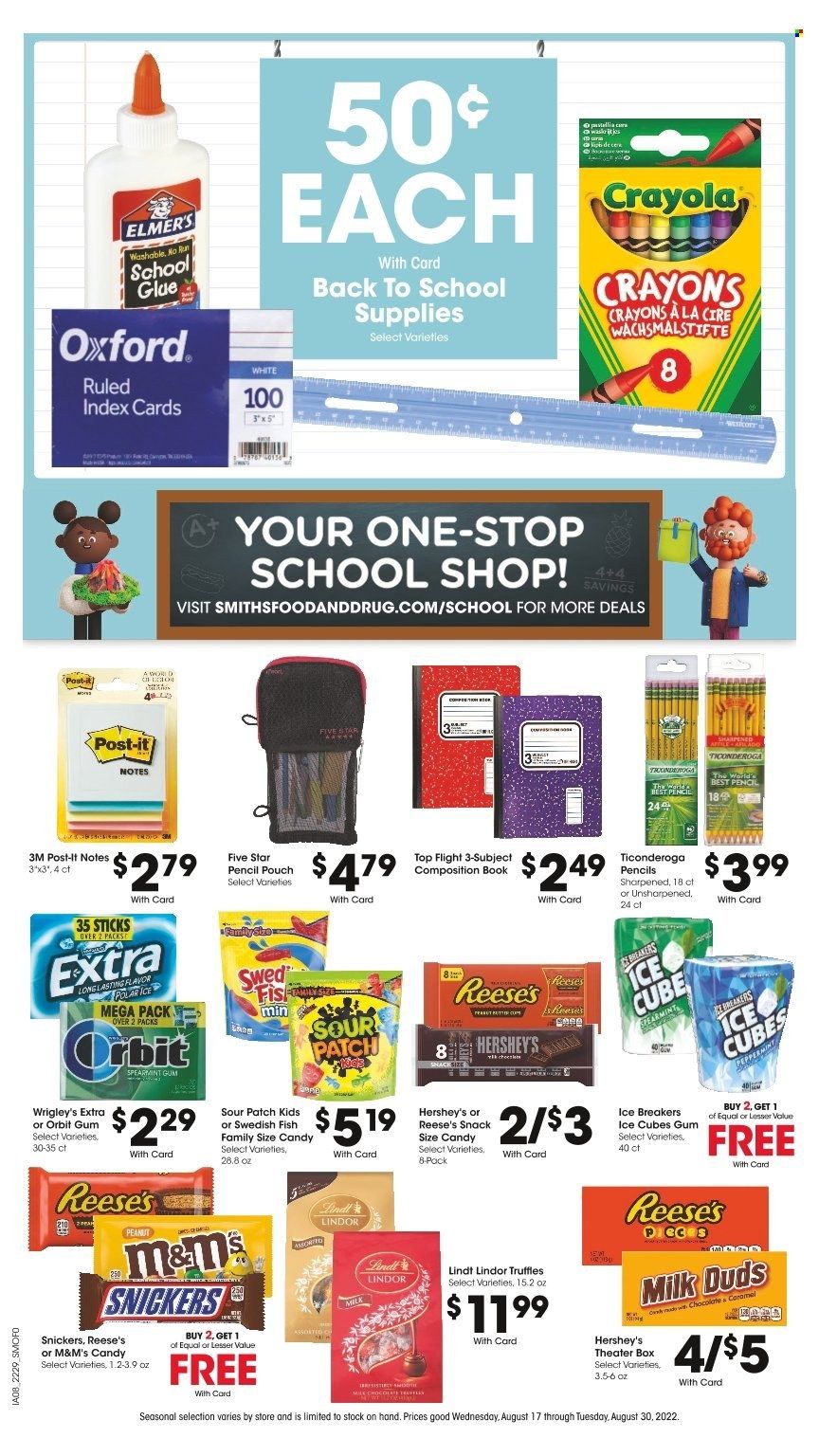 Smith's (AZ, ID, MT, NM, NV, UT, WY) Weekly Ad Flyer Specials August 24 to August 30, 2022