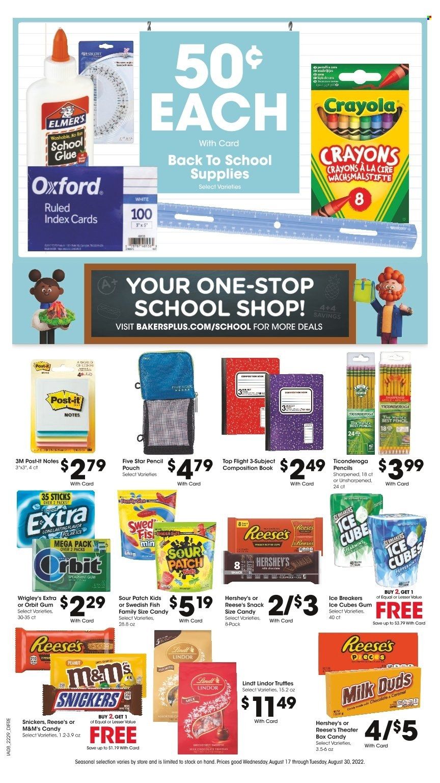 Baker's (NE) Weekly Ad Flyer Specials August 24 to August 30, 2022