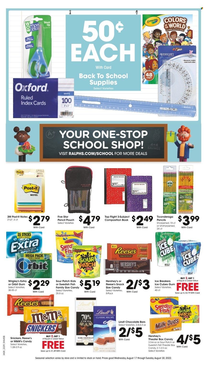Ralphs (MD, NC, VA) Weekly Ad Flyer Specials August 24 to August 30, 2022