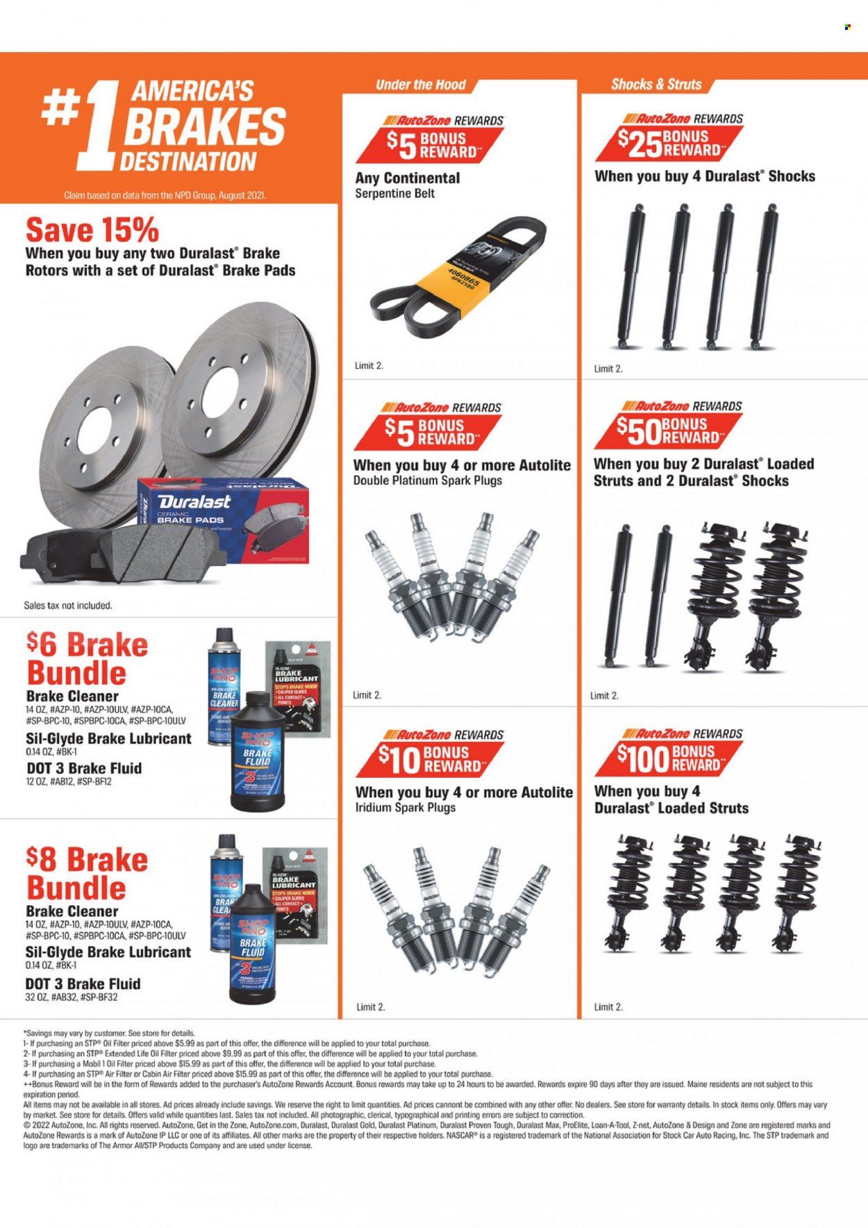 Autozone Weekly Ad Flyer Specials August 23 to September 19, 2022