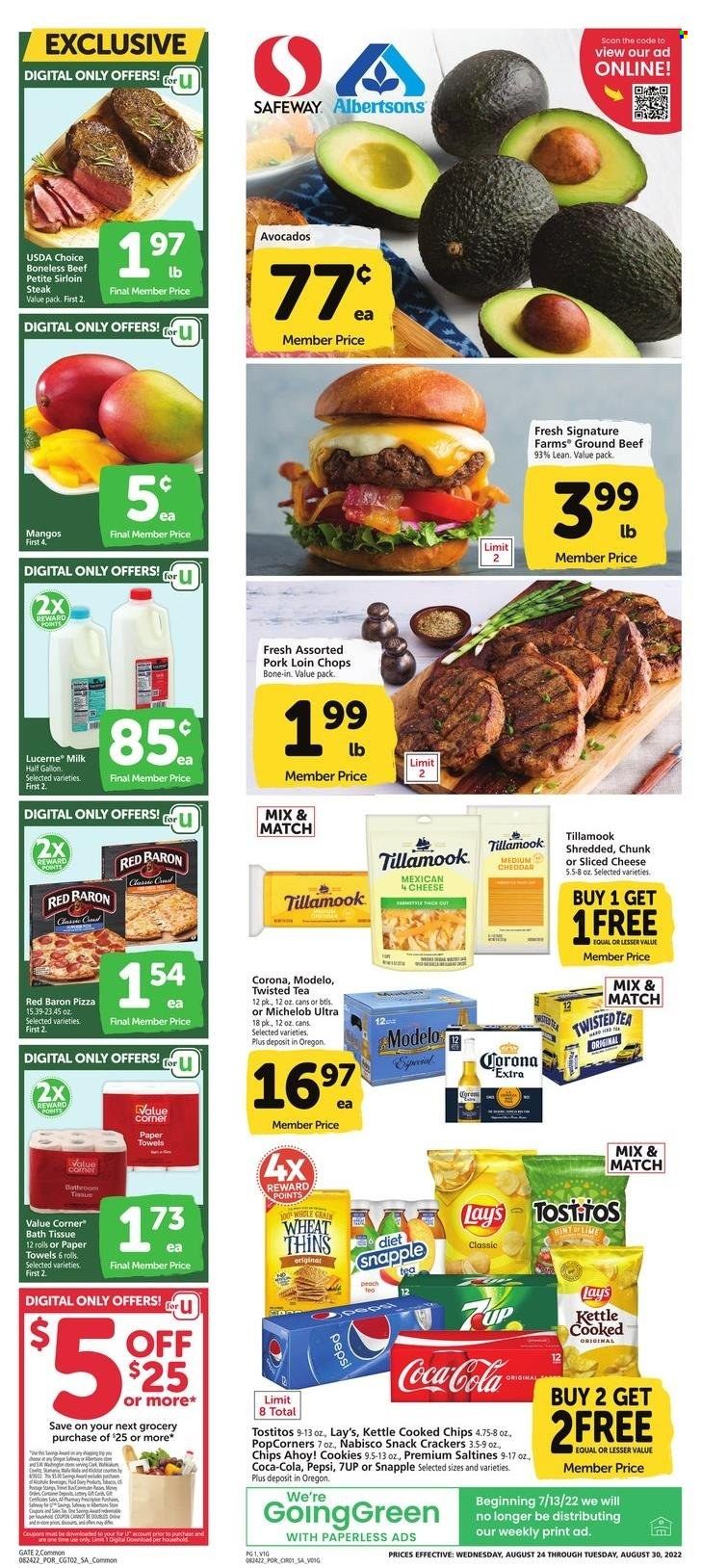 Safeway (OR) Weekly Ad Flyer Specials August 24 to August 30, 2022
