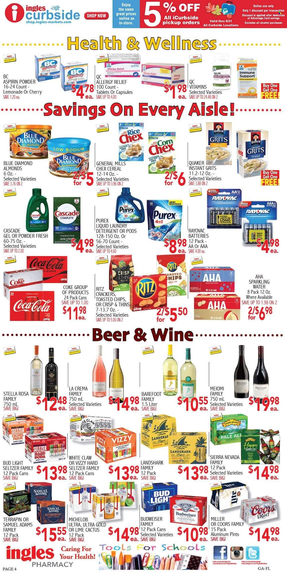 Ingles (GA, NC, SC, TN) Weekly Ad Flyer Specials August 24 to August 30, 2022