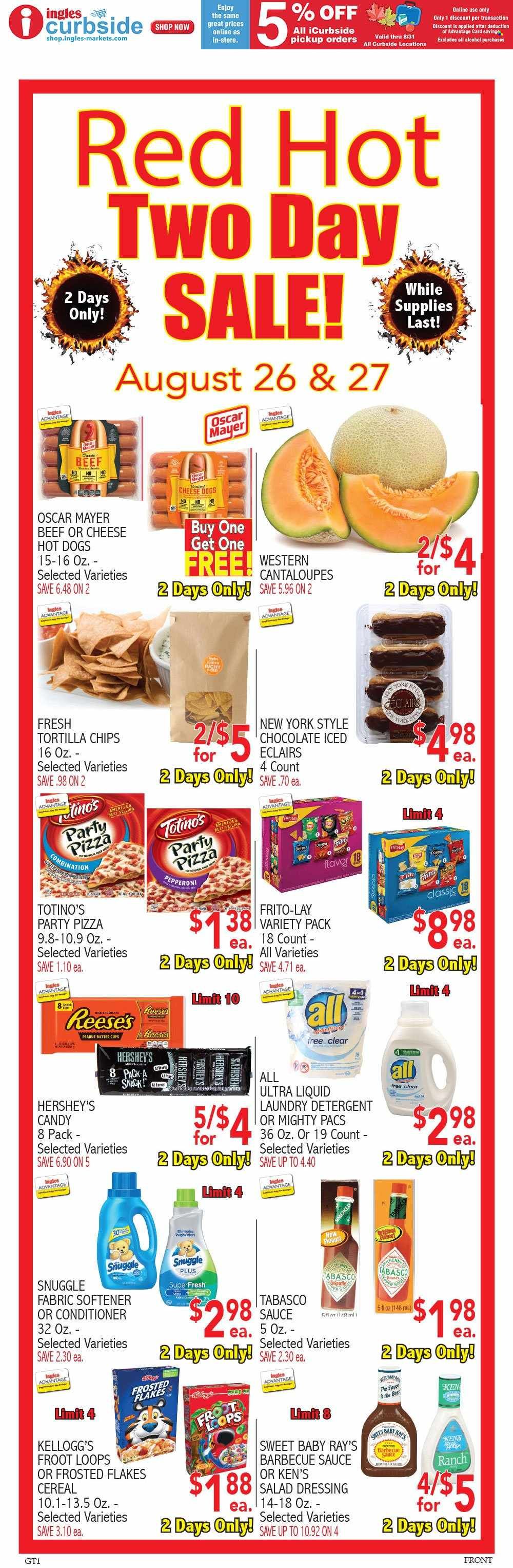 Ingles (GA, NC, SC, TN) Weekly Ad Flyer Specials August 24 to August 30, 2022