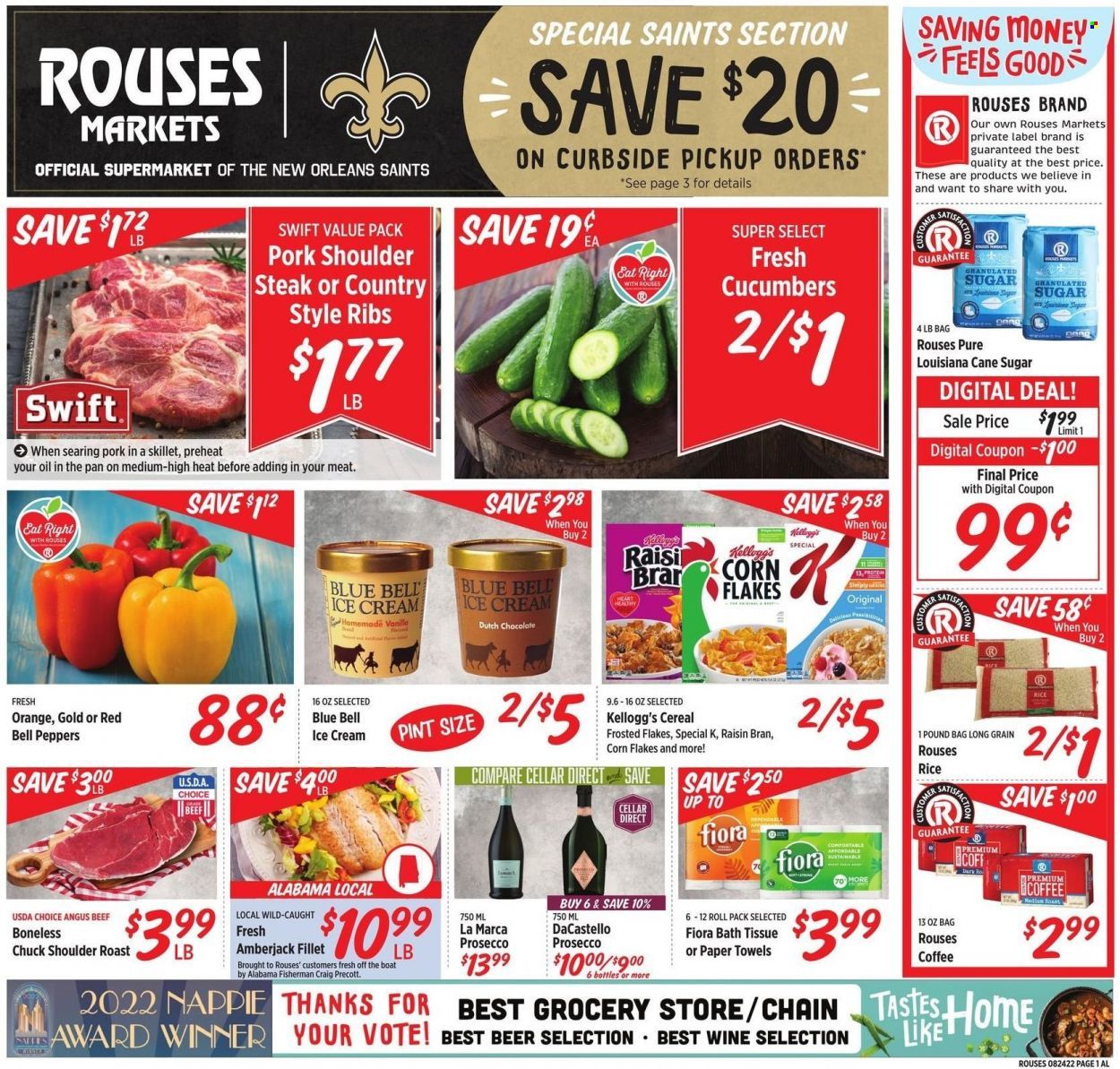 Rouses Markets (AL, LA, MS) Weekly Ad Flyer Specials August 24 to August 31, 2022