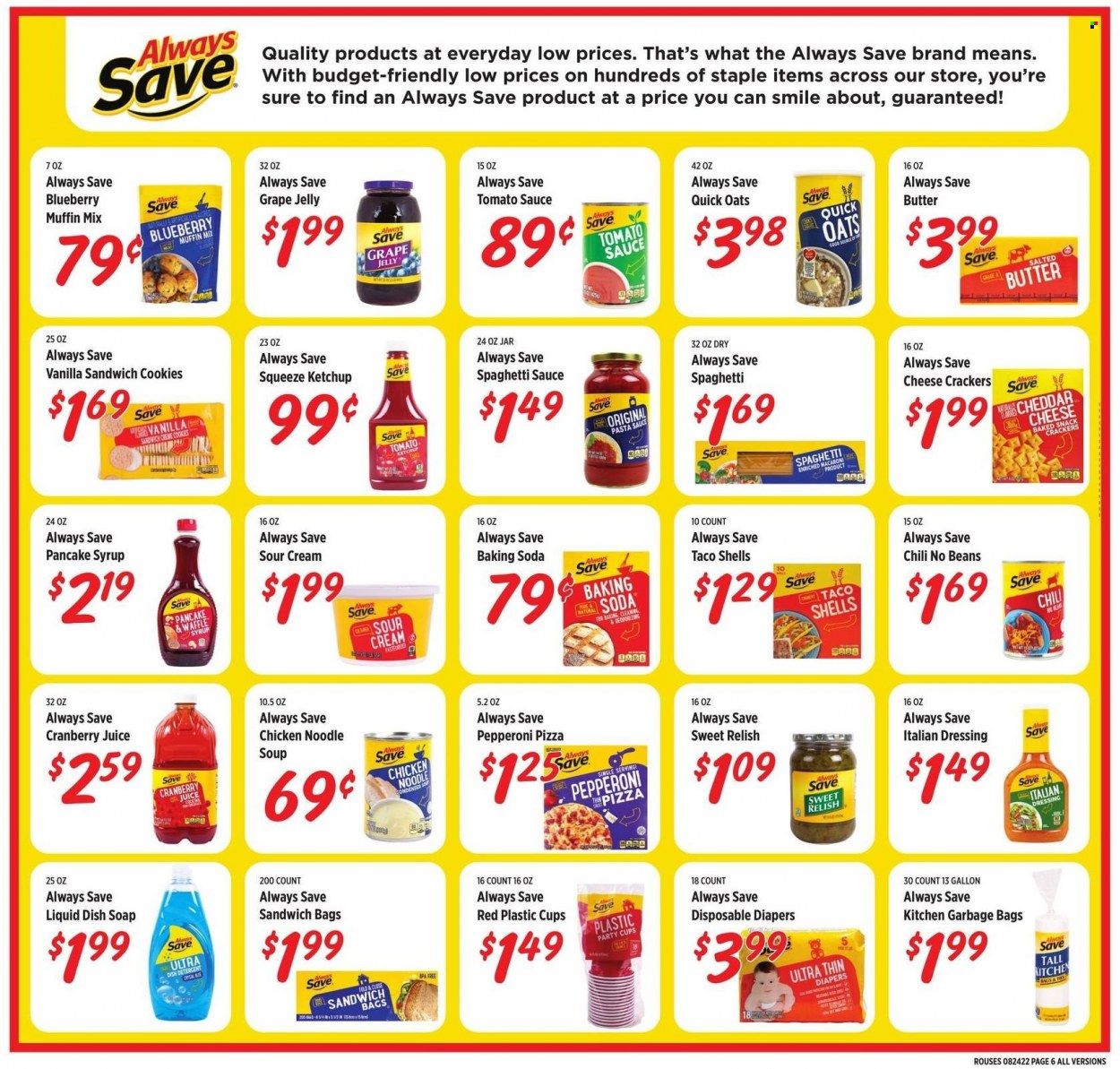 Rouses Markets (AL, LA, MS) Weekly Ad Flyer Specials August 24 to August 31, 2022