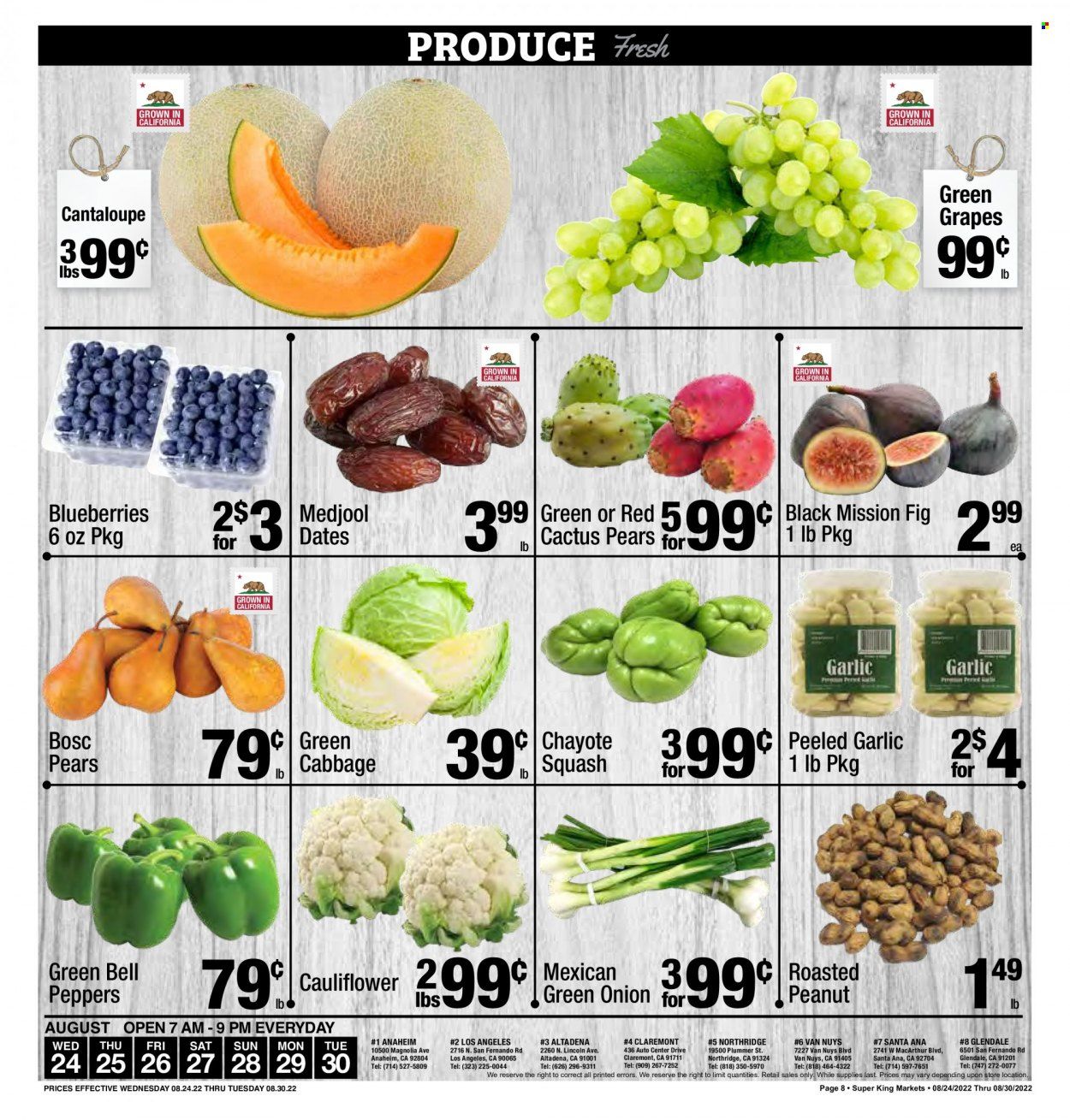 Super King Markets (CA) Weekly Ad Flyer Specials August 24 to August 30, 2022