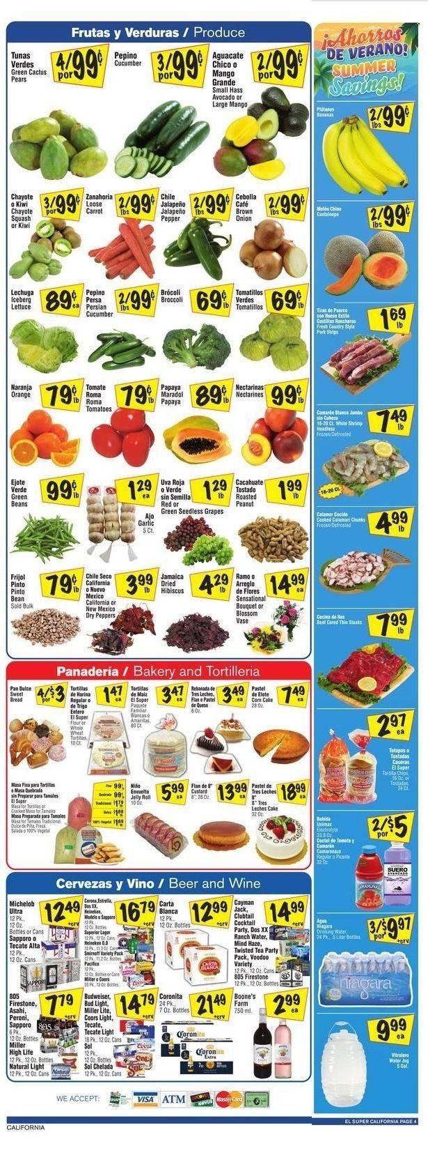 El Super (CA, NM, NV, TX) Weekly Ad Flyer Specials August 24 to August 30, 2022