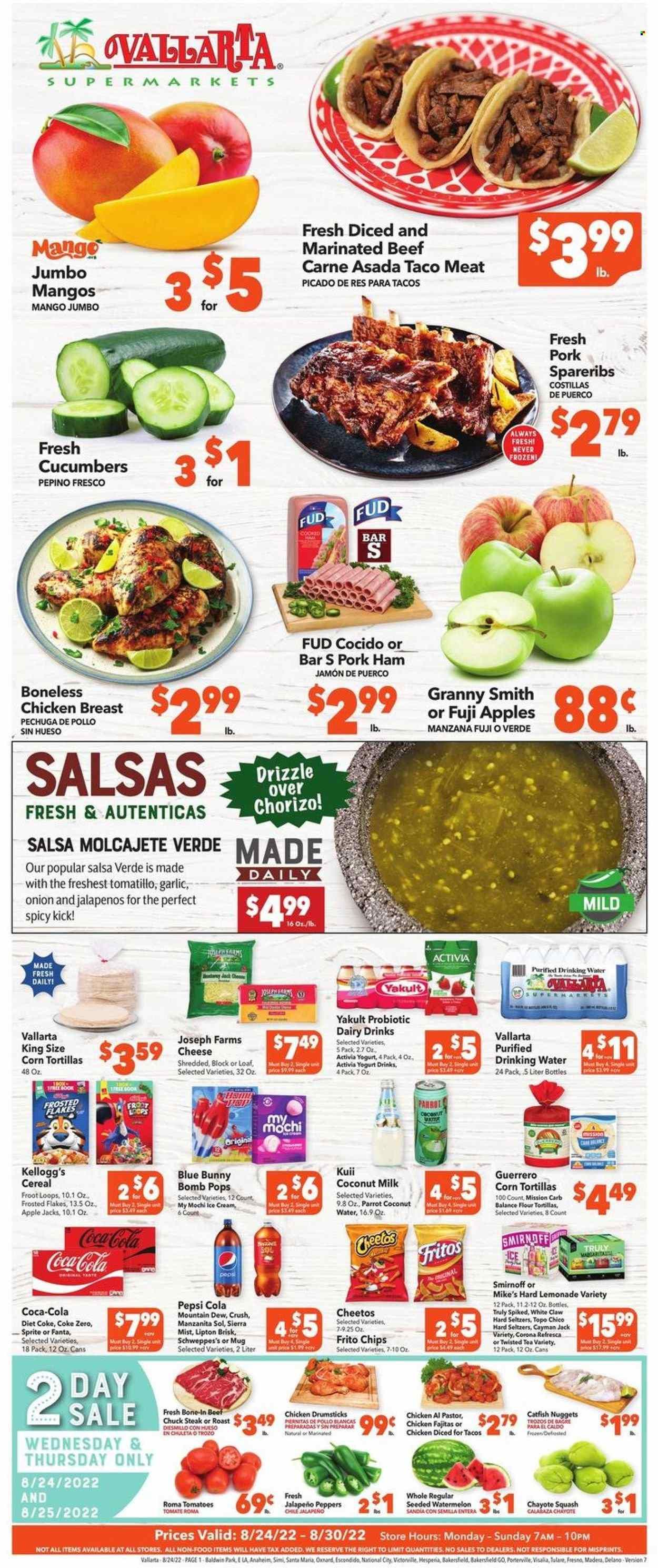 Vallarta (CA) Weekly Ad Flyer Specials August 24 to August 30, 2022