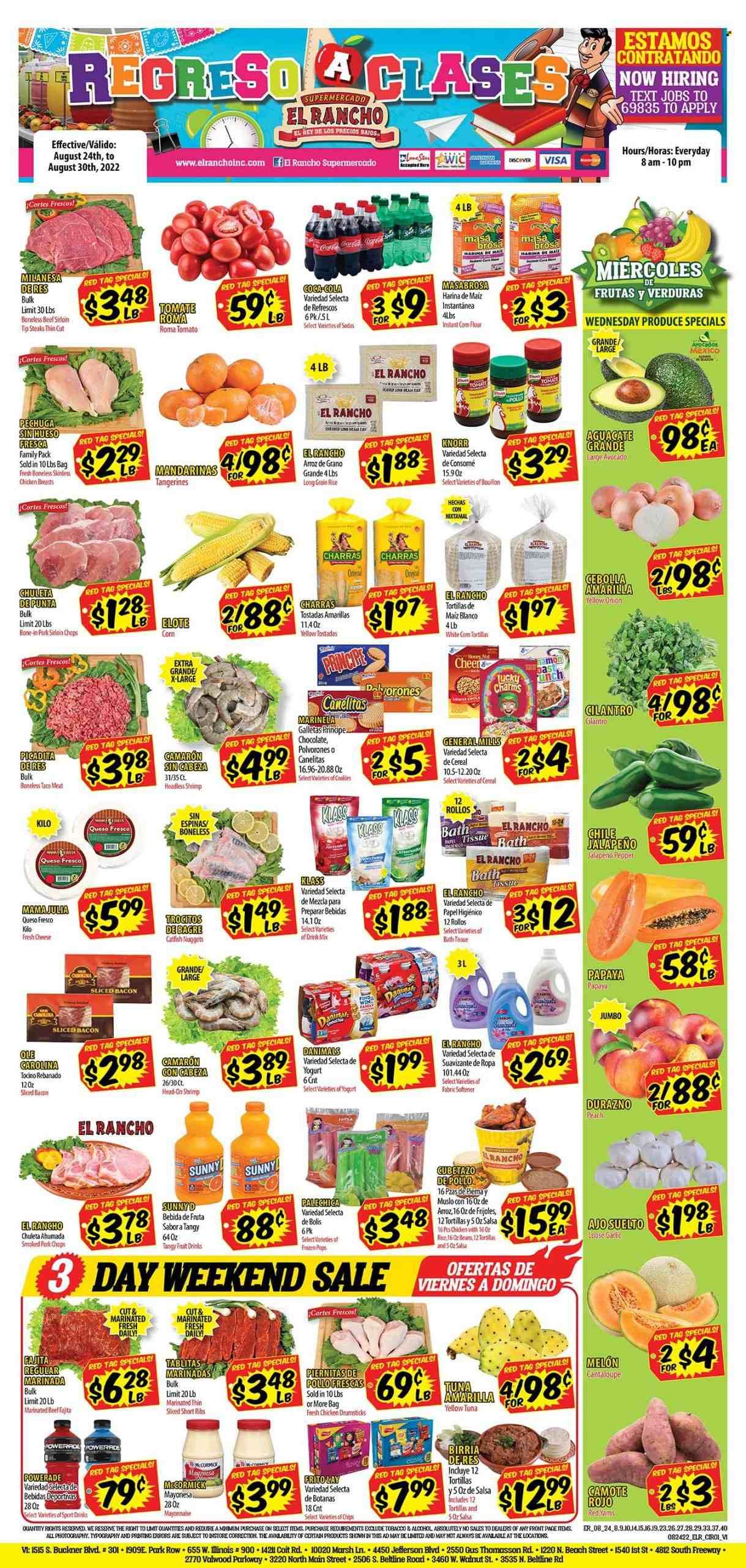El Rancho (TX) Weekly Ad Flyer Specials August 24 to August 30, 2022