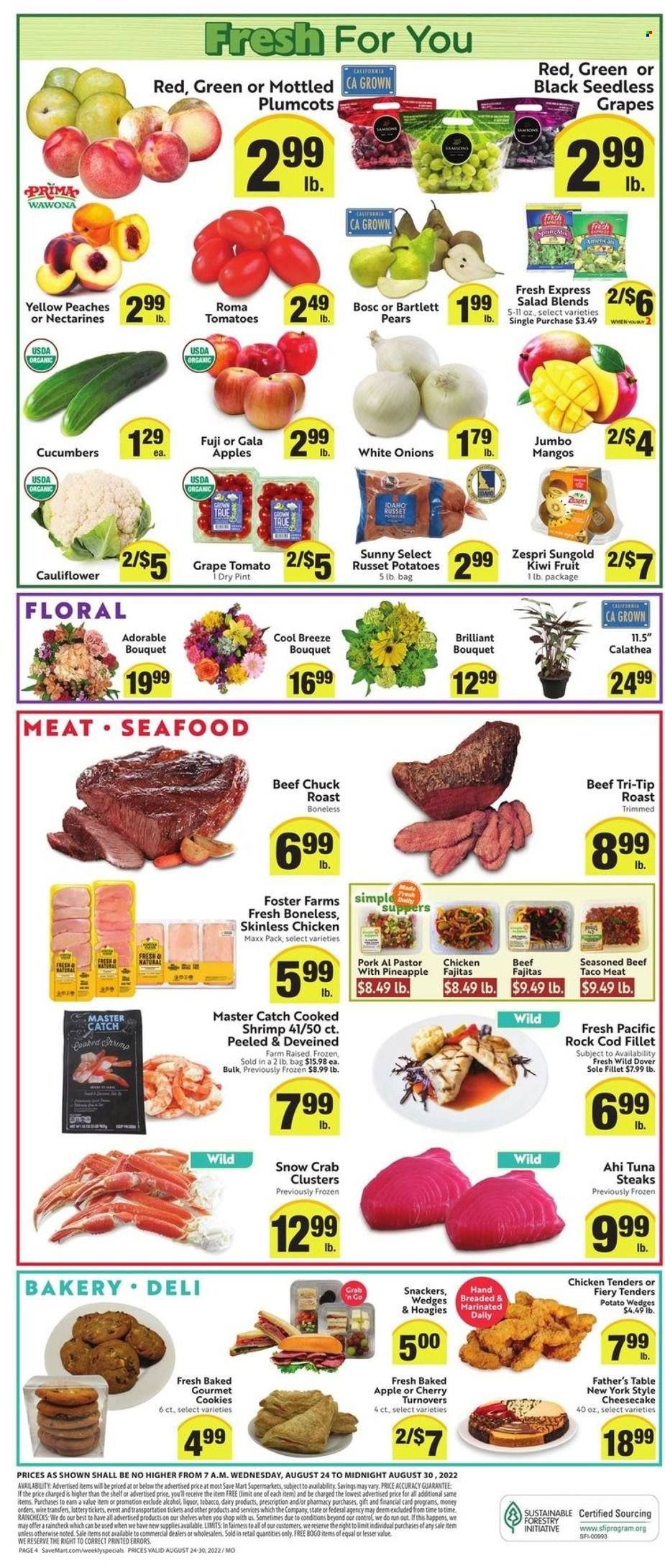Save Mart (CA, NV) Weekly Ad Flyer Specials August 24 to August 30, 2022
