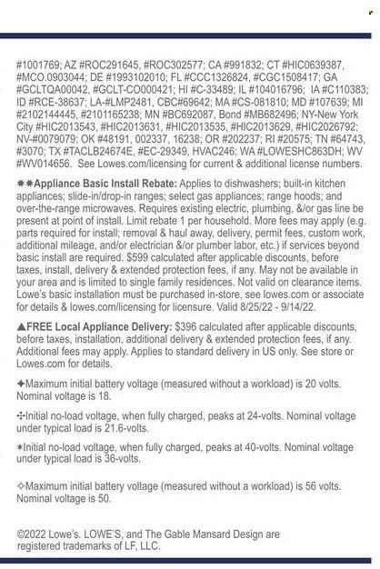 Lowe's Weekly Ad Flyer Specials August 25 to August 31, 2022