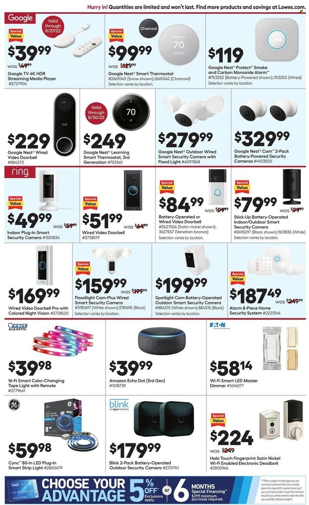 Lowe's Weekly Ad Flyer Specials August 25 to August 31, 2022
