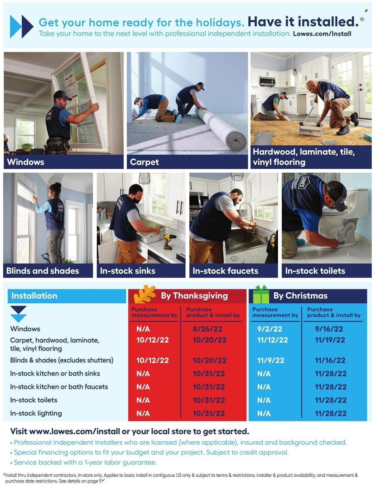 Lowe's Weekly Ad Flyer Specials August 25 to August 31, 2022