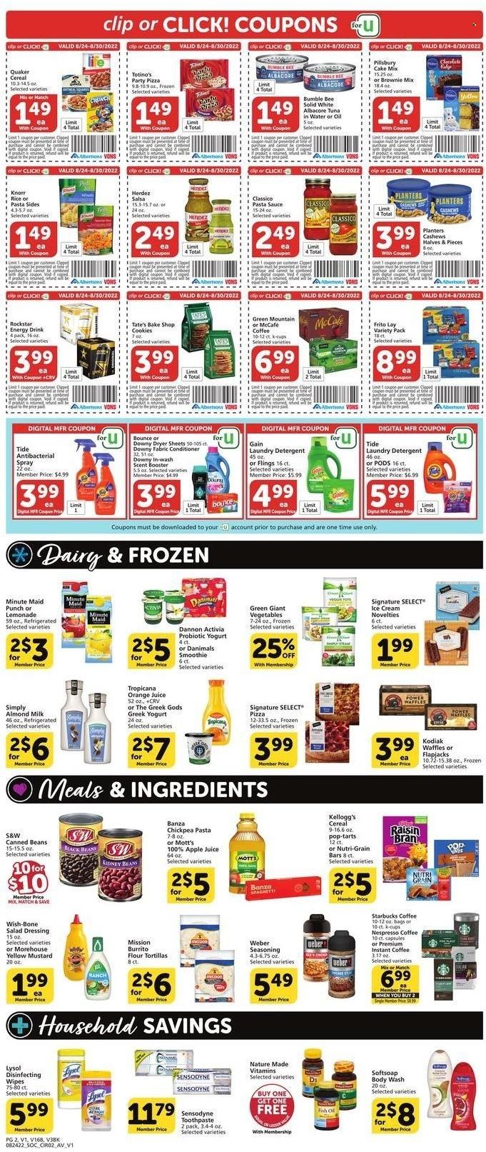 Vons (CA) Weekly Ad Flyer Specials August 24 to August 30, 2022