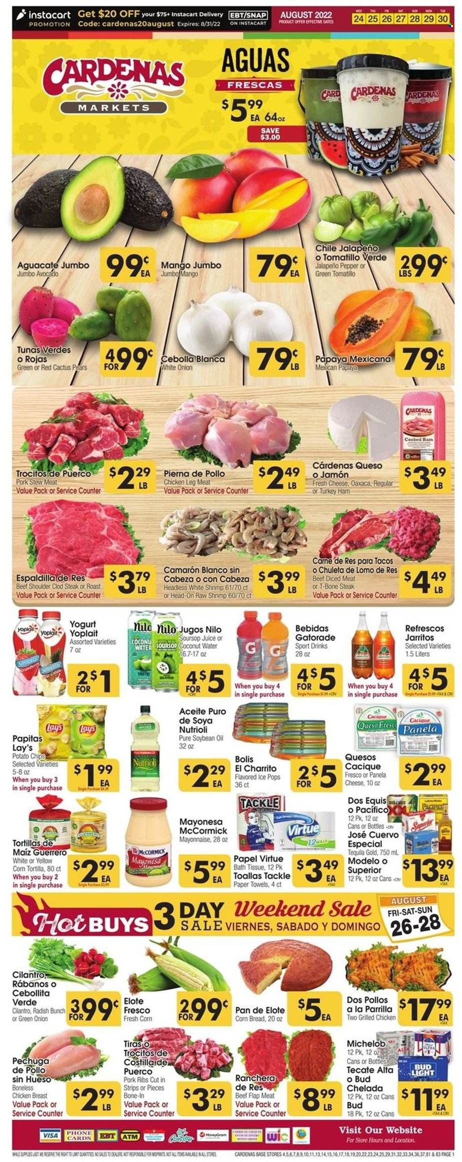 Cardenas (CA, NV) Weekly Ad Flyer Specials August 24 to August 30, 2022