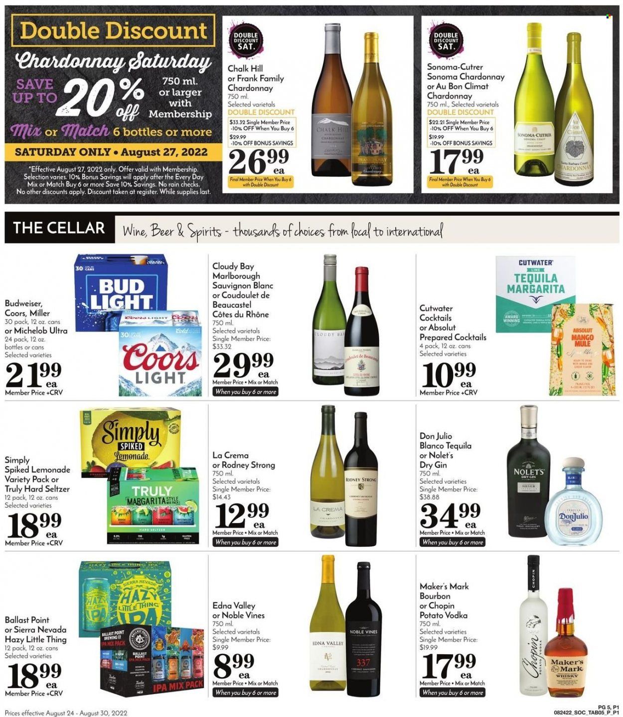 Pavilions (CA) Weekly Ad Flyer Specials August 24 to August 30, 2022