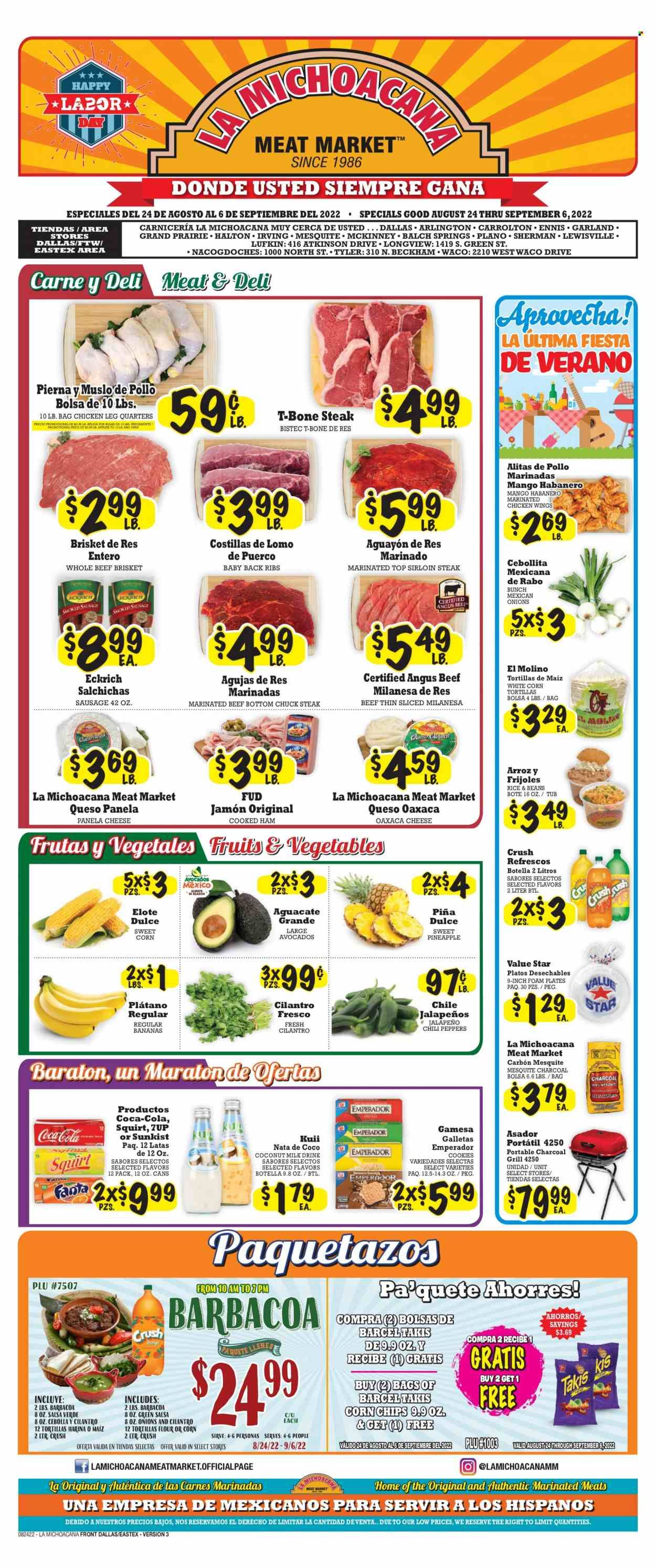 La Michoacana Meat Market (TX) Weekly Ad Flyer Specials August 24 to September 6, 2022