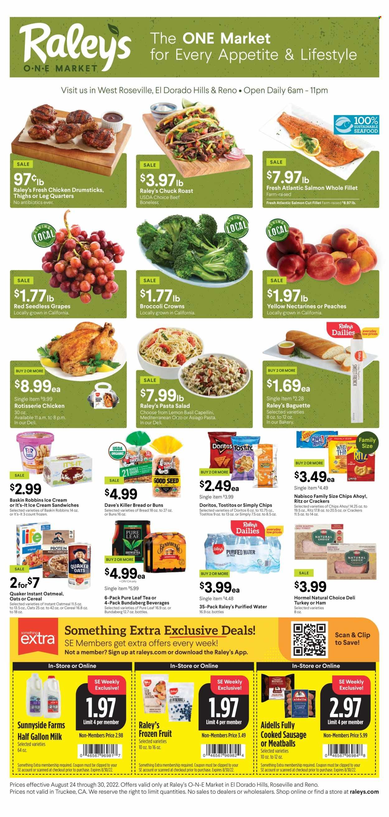 Raley's (CA, NV) Weekly Ad Flyer Specials August 24 to August 30, 2022