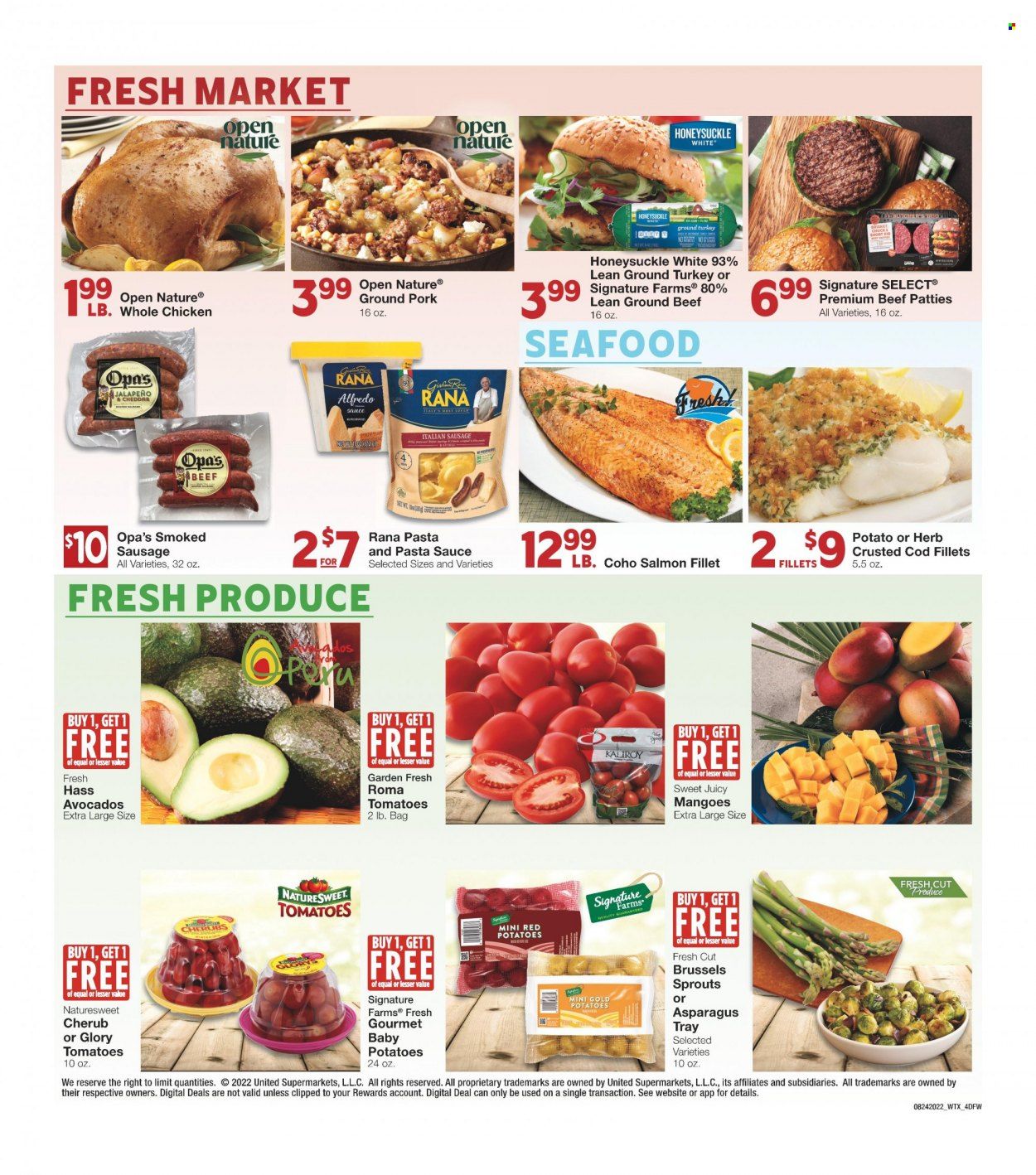 Market Street (NM, TX) Weekly Ad Flyer Specials August 24 to August 30, 2022