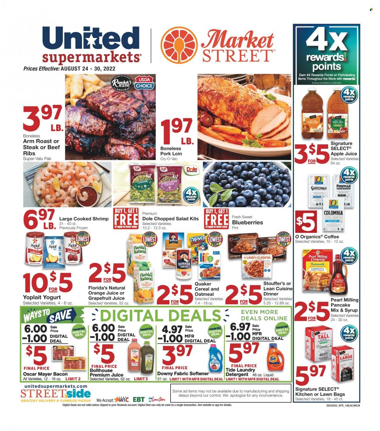 United Supermarkets (TX) Weekly Ad Flyer Specials August 24 to August 30, 2022