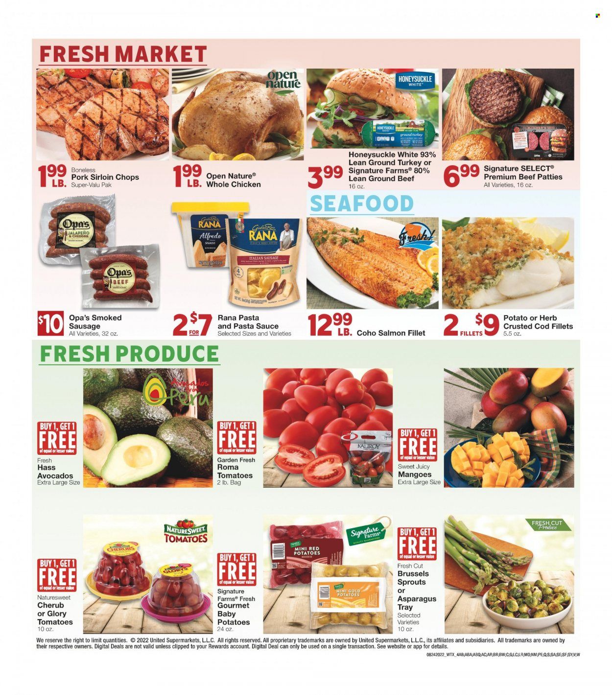 United Supermarkets (TX) Weekly Ad Flyer Specials August 24 to August 30, 2022