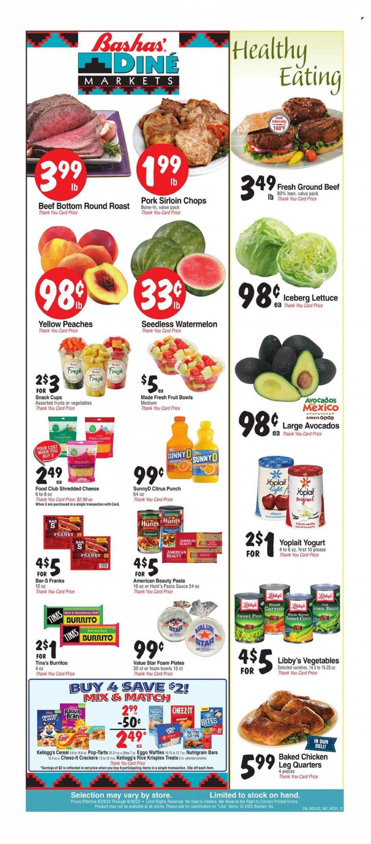 Bashas' Diné Markets (AZ, NM) Weekly Ad Flyer Specials August 24 to August 30, 2022