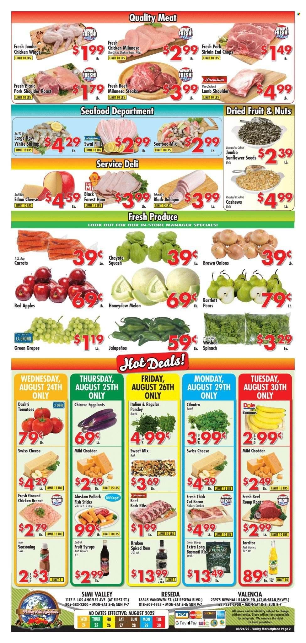 Valley Marketplace (CA) Weekly Ad Flyer Specials August 24 to August 30, 2022