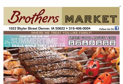 Brothers Market (IA, KS, MO) Weekly Ad Flyer Specials August 24 to August 30, 2022