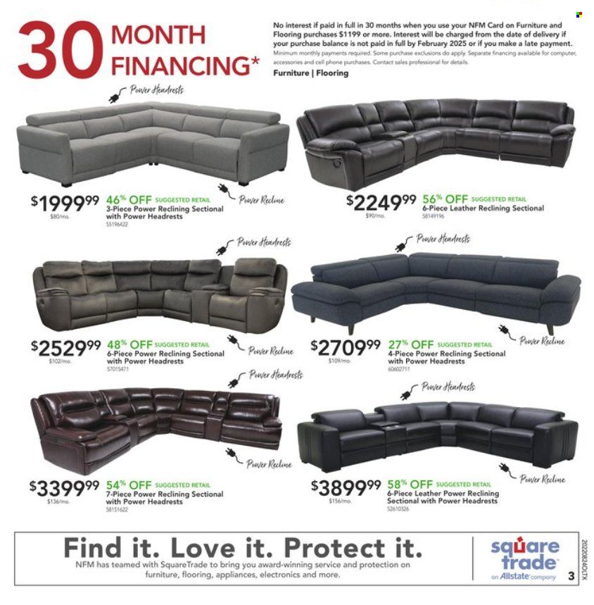 Nebraska Furniture Mart (IA, KS, NE, TX) Weekly Ad Flyer Specials August 24 to August 30, 2022