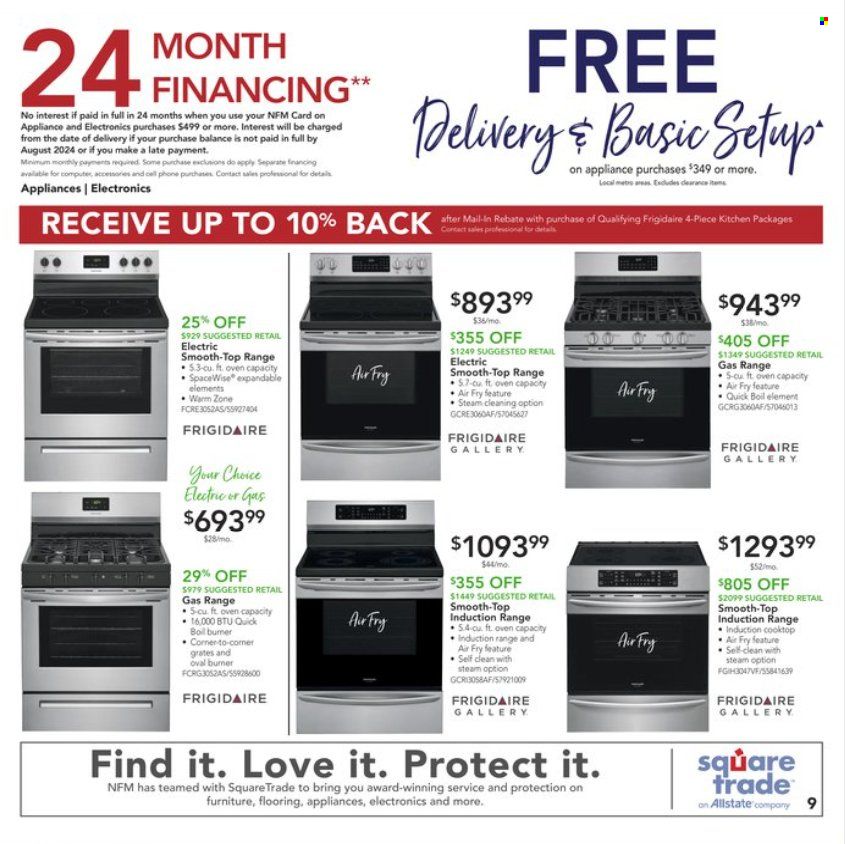 Nebraska Furniture Mart (IA, KS, NE, TX) Weekly Ad Flyer Specials August 24 to August 30, 2022