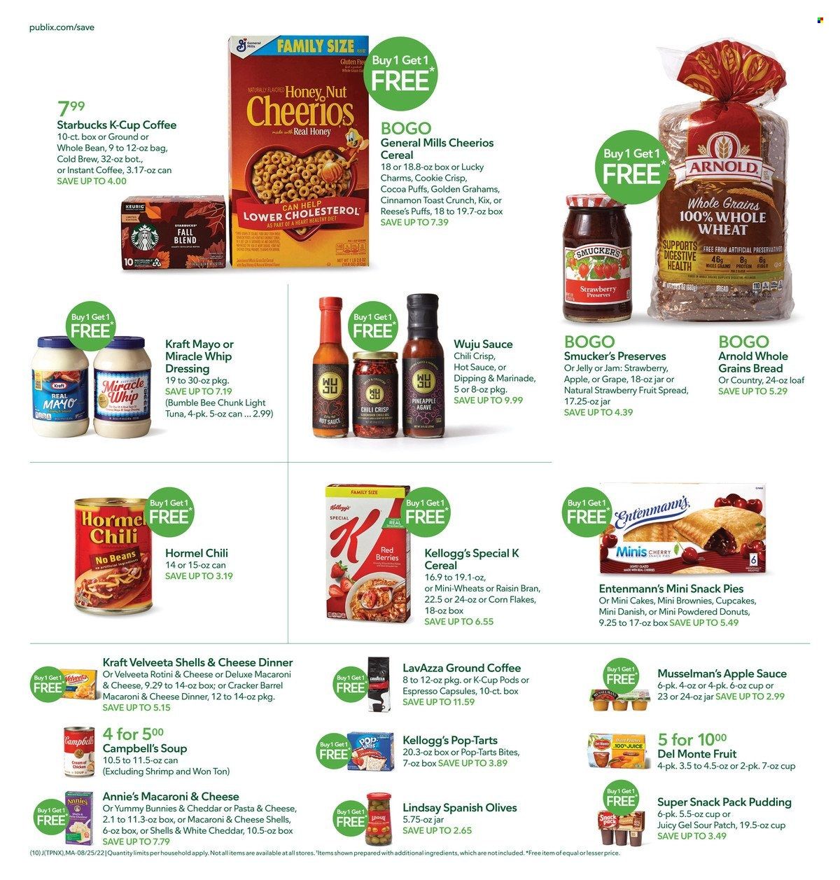 Publix (AL, FL, GA, NC, SC, TN) Weekly Ad Flyer Specials August 25 to August 31, 2022