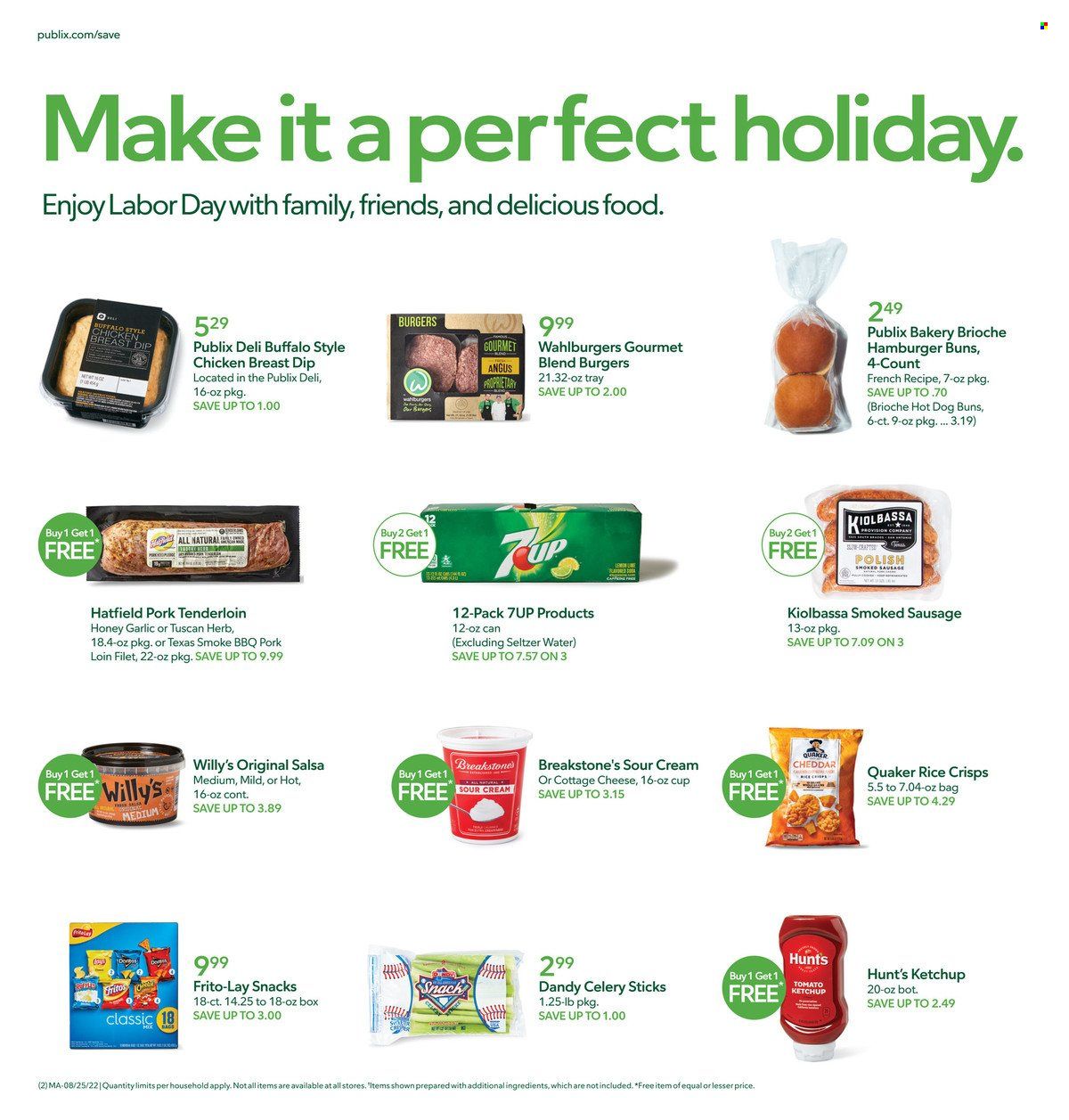Publix (AL, FL, GA, NC, SC, TN) Weekly Ad Flyer Specials August 25 to August 31, 2022