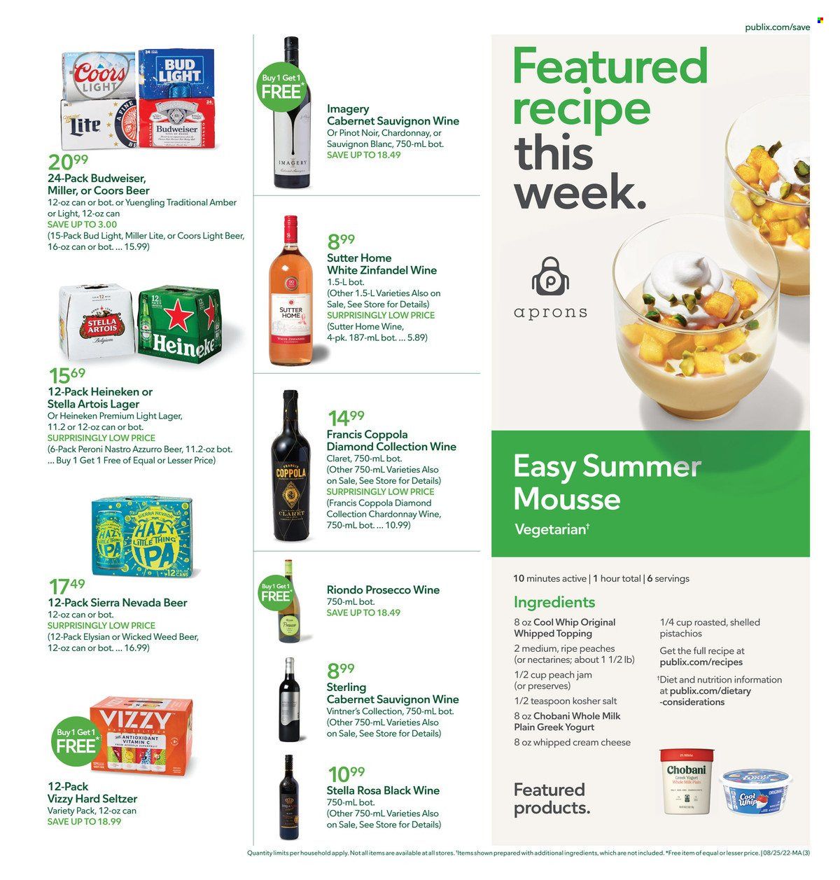 Publix (AL, FL, GA, NC, SC, TN) Weekly Ad Flyer Specials August 25 to August 31, 2022