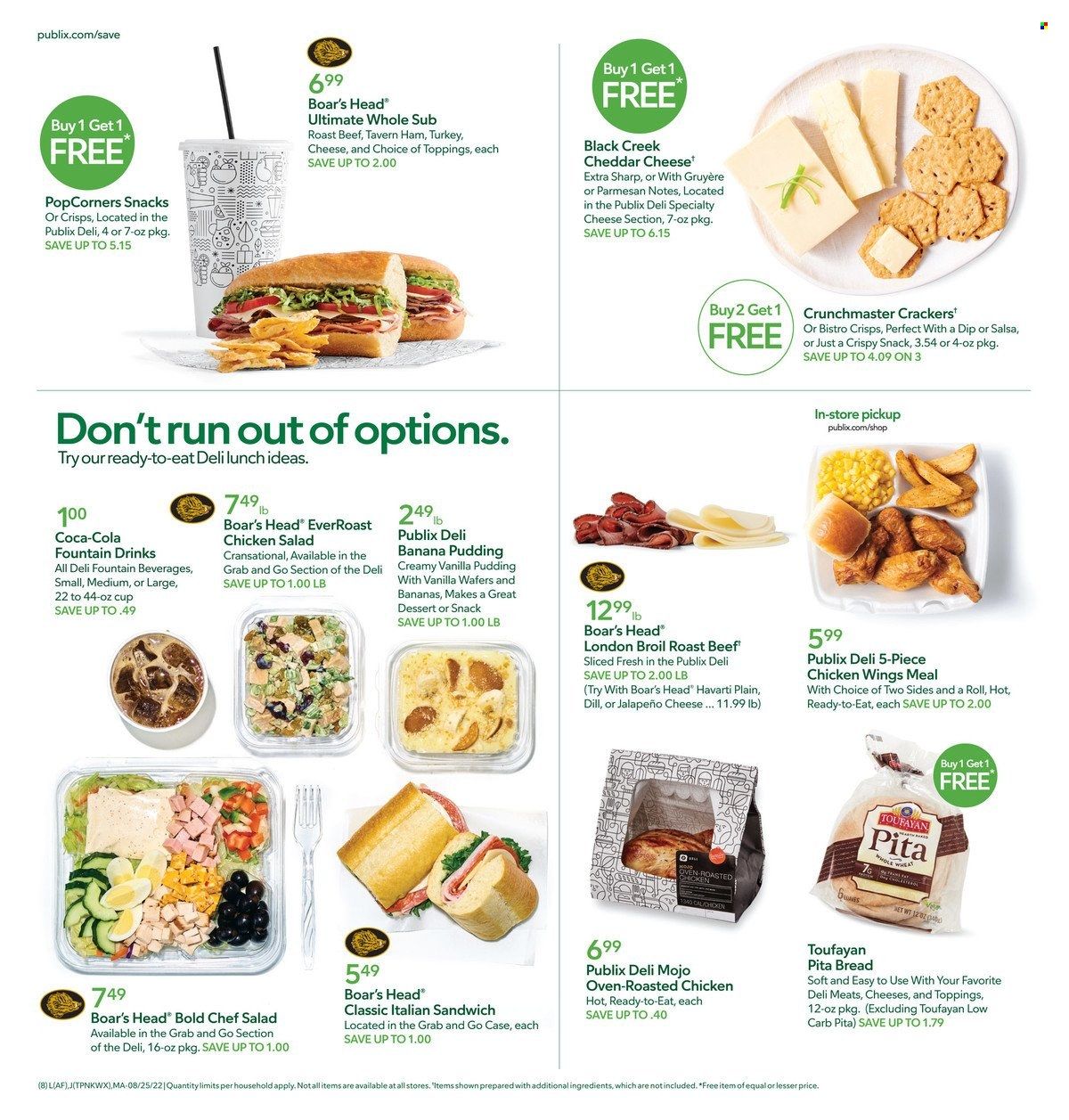 Publix (AL, FL, GA, NC, SC, TN) Weekly Ad Flyer Specials August 25 to August 31, 2022