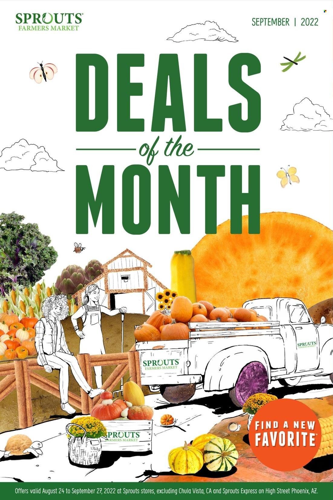 Sprouts Weekly Ad Flyer Specials August 24 to September 27, 2022