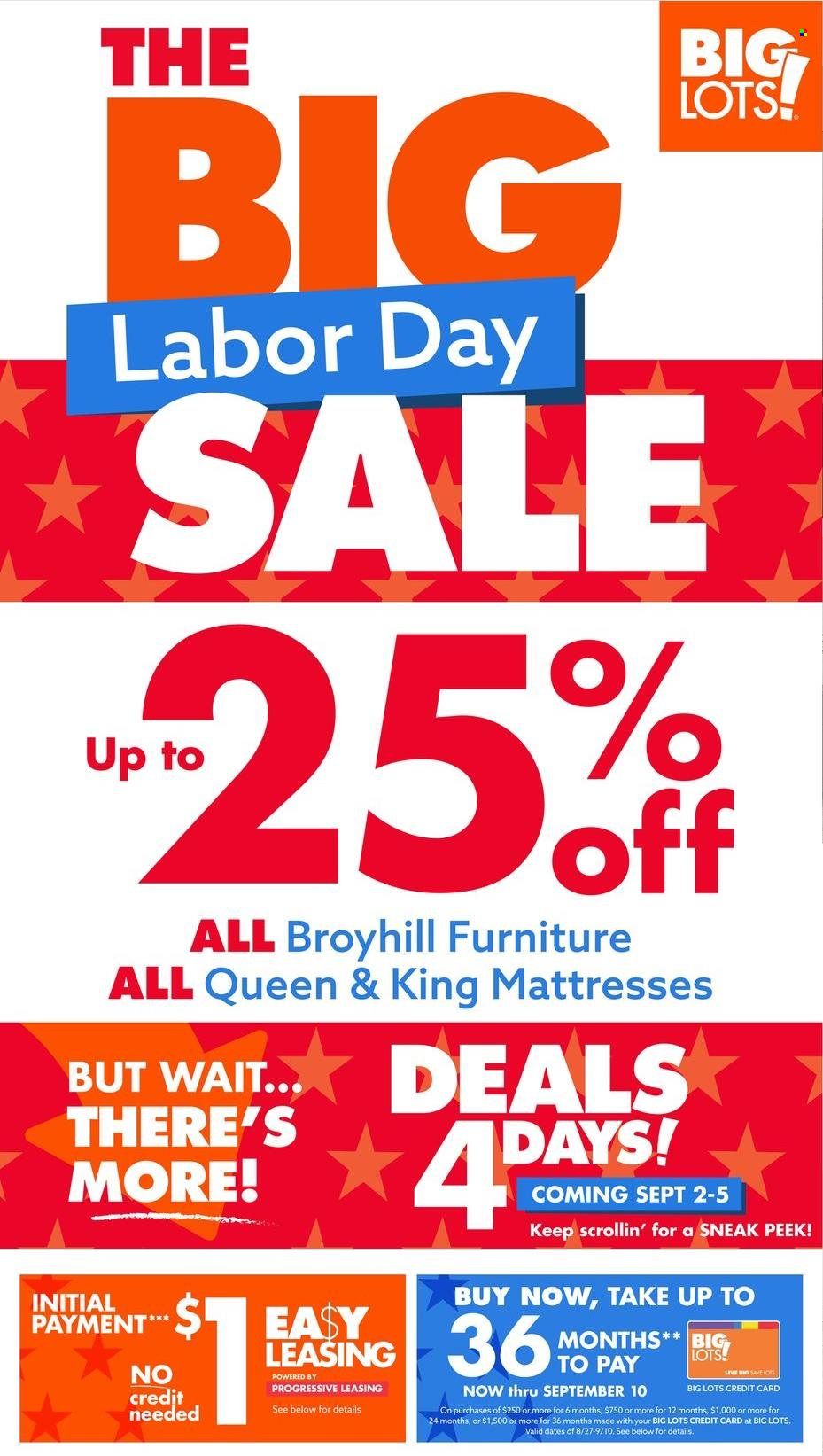 Big Lots Weekly Ad Flyer Specials August 27 to September 10, 2022