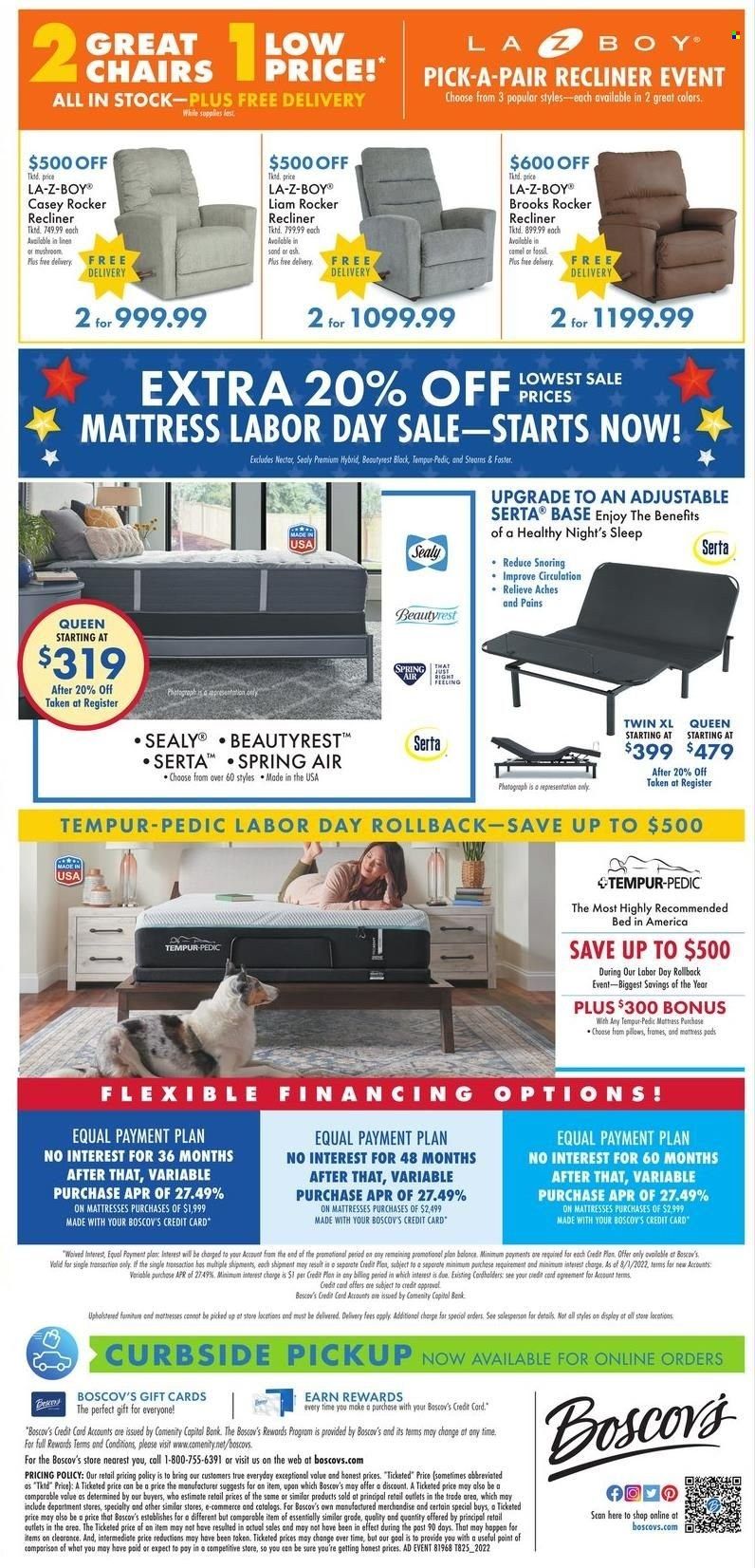 Boscov's (CT, DE, MD, NJ, NY, PA) Weekly Ad Flyer Specials August 25 to August 31, 2022