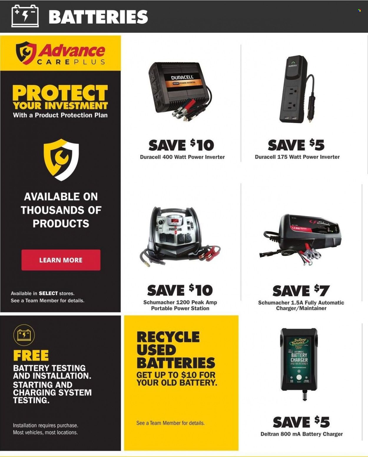 Advance Auto Parts Weekly Ad Flyer Specials August 25 to October 5, 2022