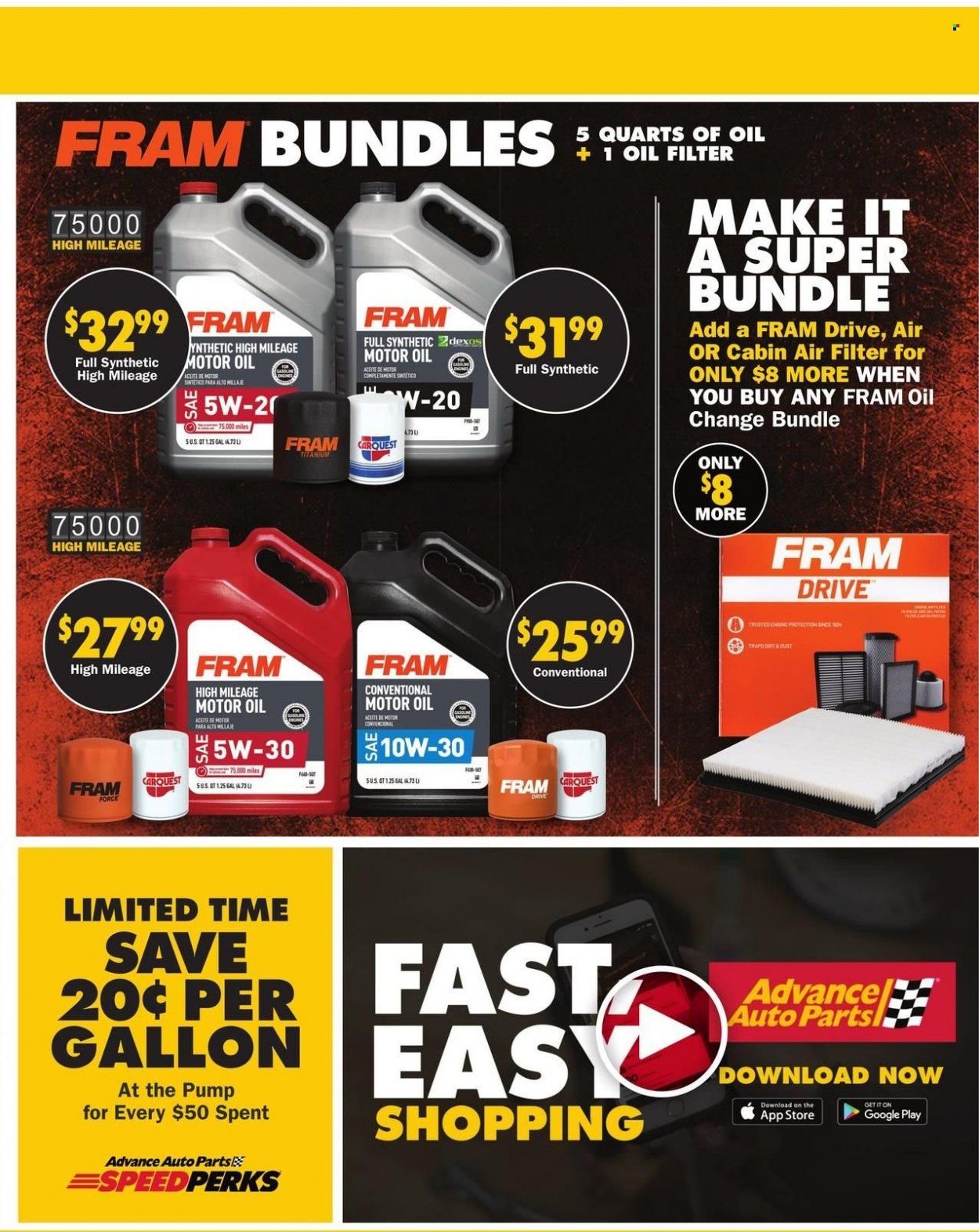 Advance Auto Parts Weekly Ad Flyer Specials August 25 to October 5, 2022