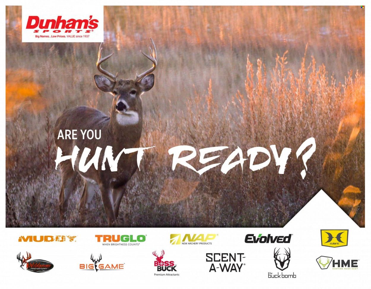 Dunham's Sports Weekly Ad Flyer Specials August 25 to November 10, 2022