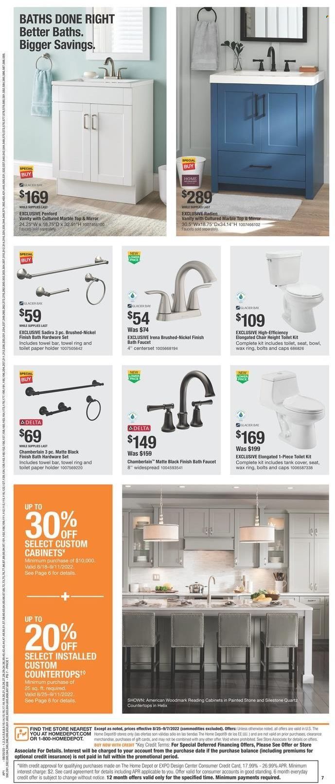 The Home Depot Weekly Ad Flyer Specials August 25 to September 7, 2022