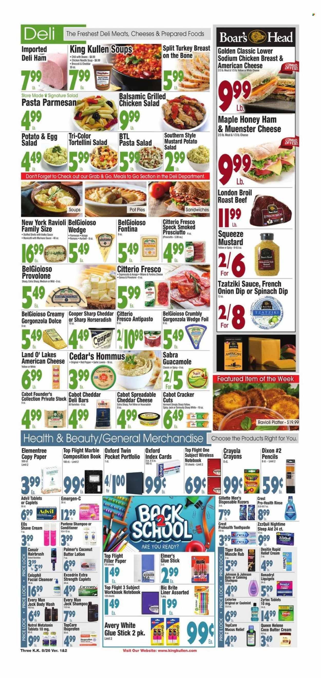 King Kullen (NY) Weekly Ad Flyer Specials August 26 to September 1, 2022