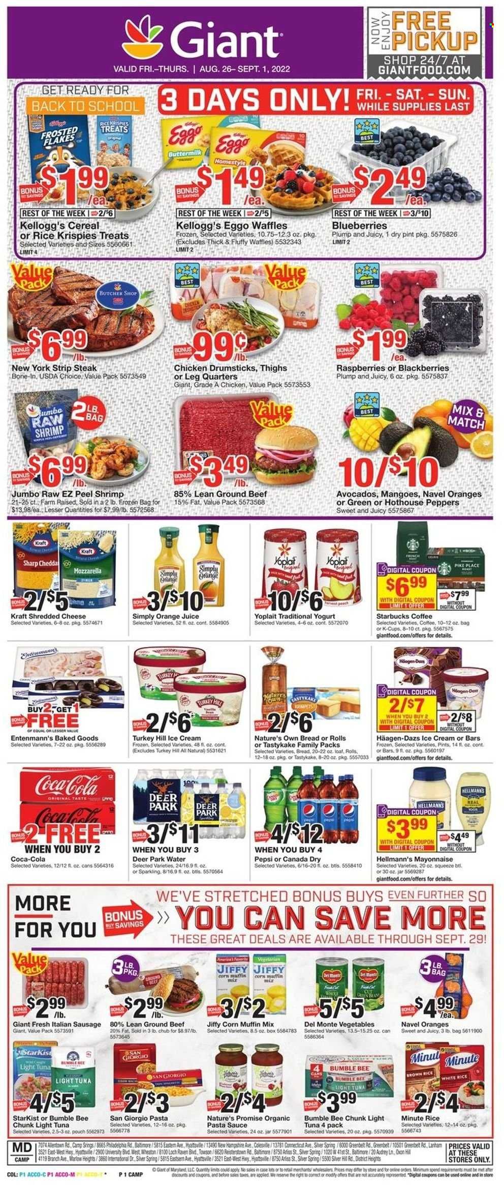 Giant Food (DE, MD, VA) Weekly Ad Flyer Specials August 26 to September 1, 2022
