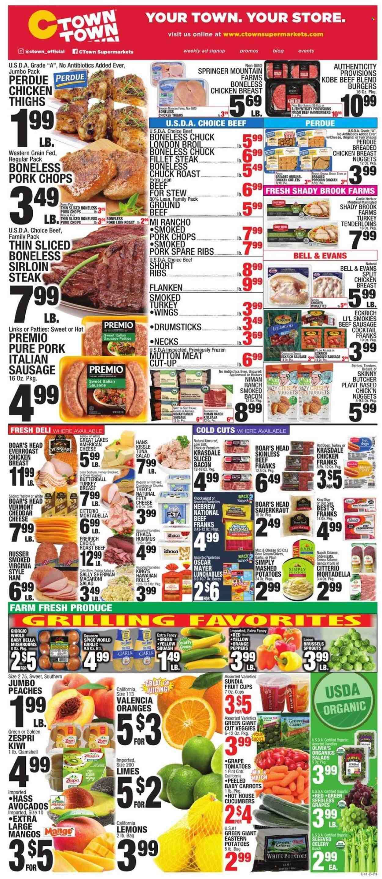 C-Town (CT, FL, MA, NJ, NY, PA) Weekly Ad Flyer Specials August 26 to September 1, 2022