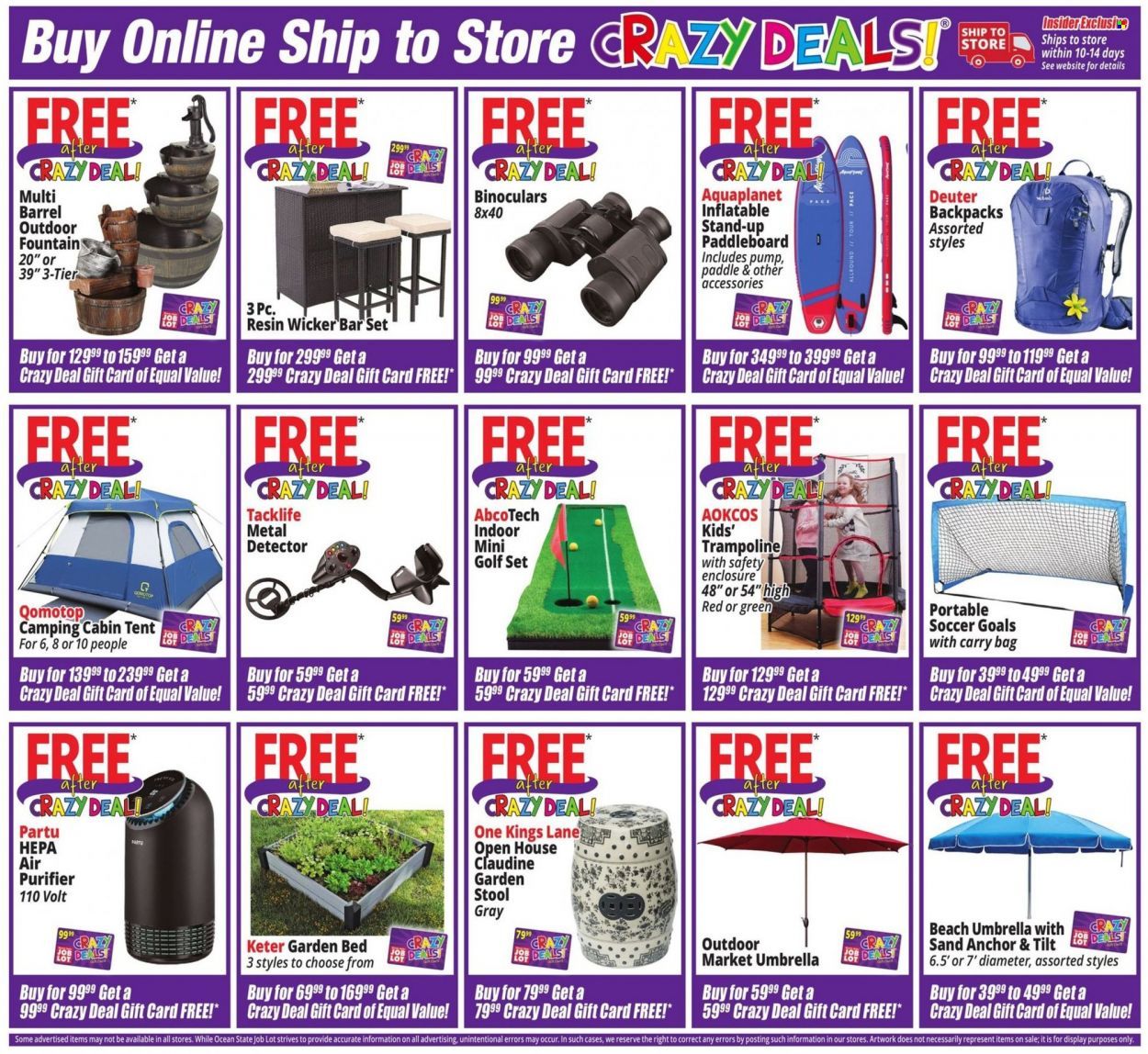 Ocean State Job Lot (CT, MA, ME, NH, NY, RI, VT) Weekly Ad Flyer Specials August 25 to August 31, 2022