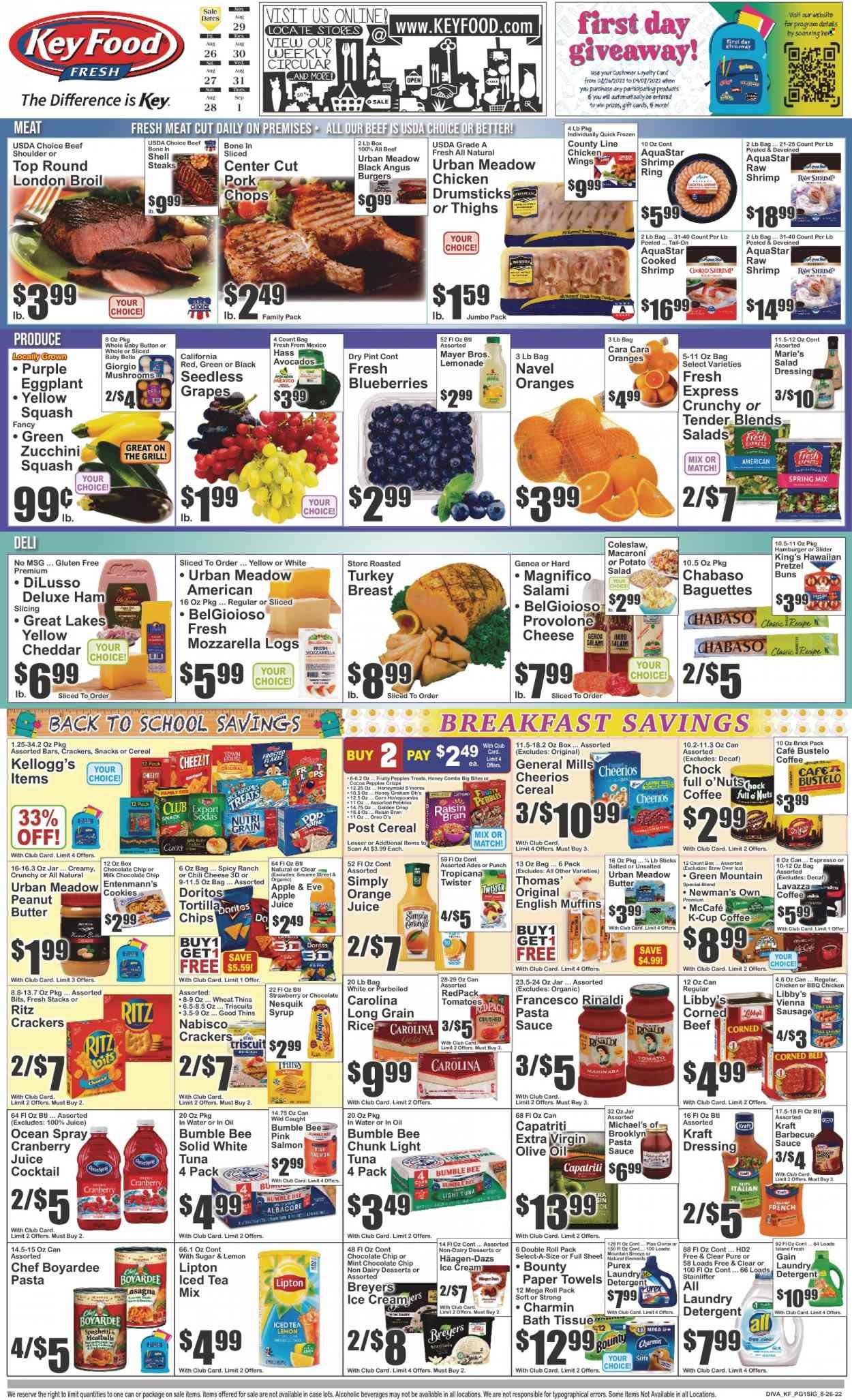 Key Food (NY) Weekly Ad Flyer Specials August 26 to September 1, 2022
