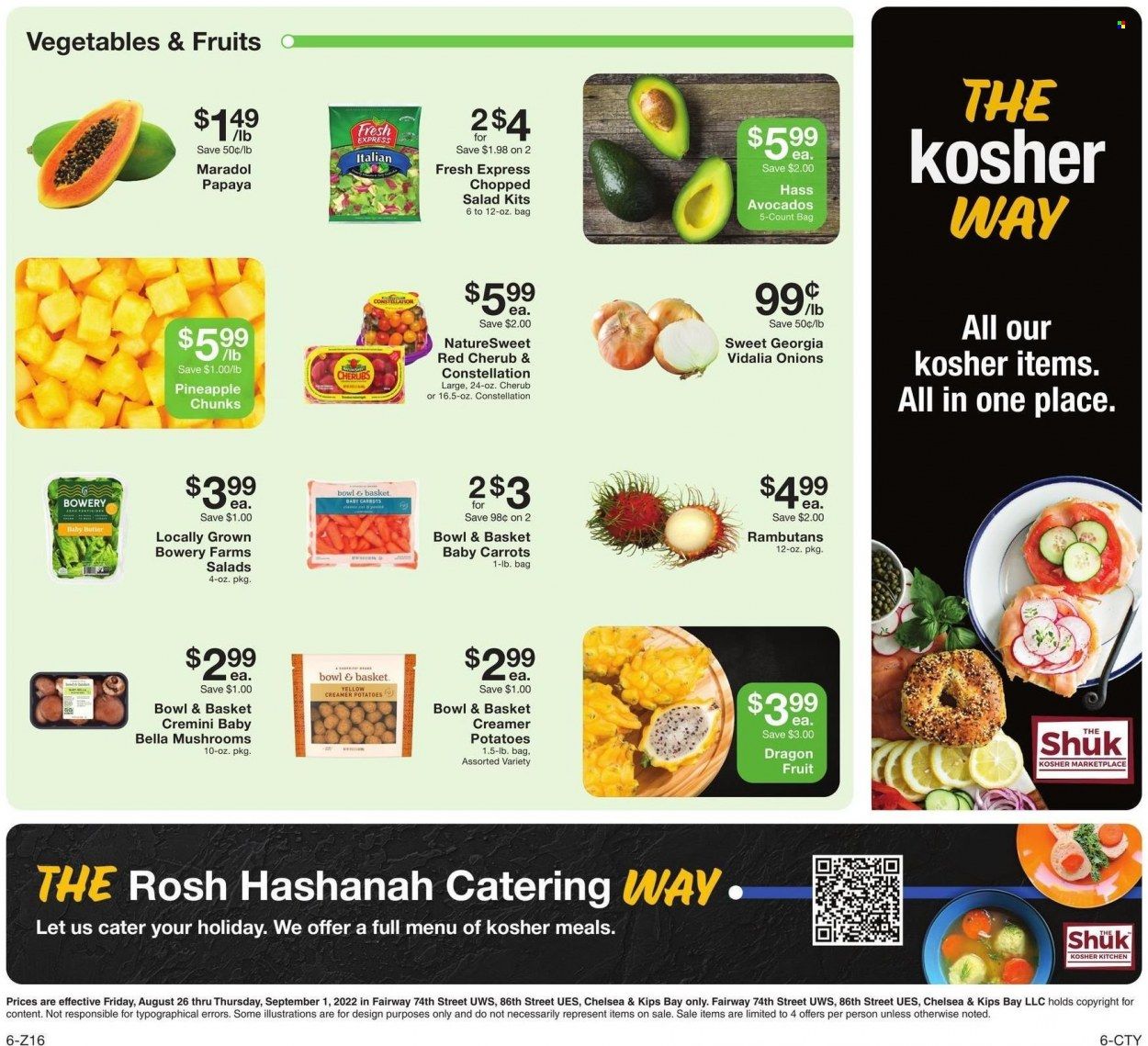 Fairway Market (CT, NJ, NY) Weekly Ad Flyer Specials August 26 to September 1, 2022